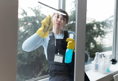Nettoyage de vitres intérieures et extérieures à Saint-Sauveur-en-Rue